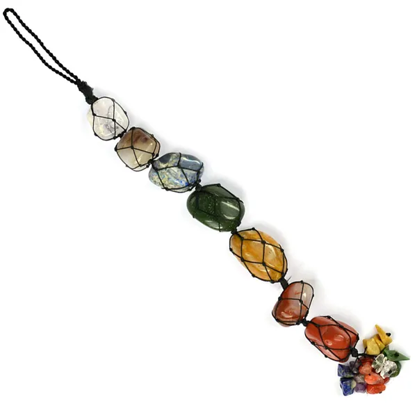 7_Chakra_Reiki_Crystal_Wall_&_Car_Hanging_|_Tumbled_Stone_Decor_for_Healing,_Good_Luck_&_Positive_Energy_|_Home,_Office,_or_Door_Hanging_|_20_cm