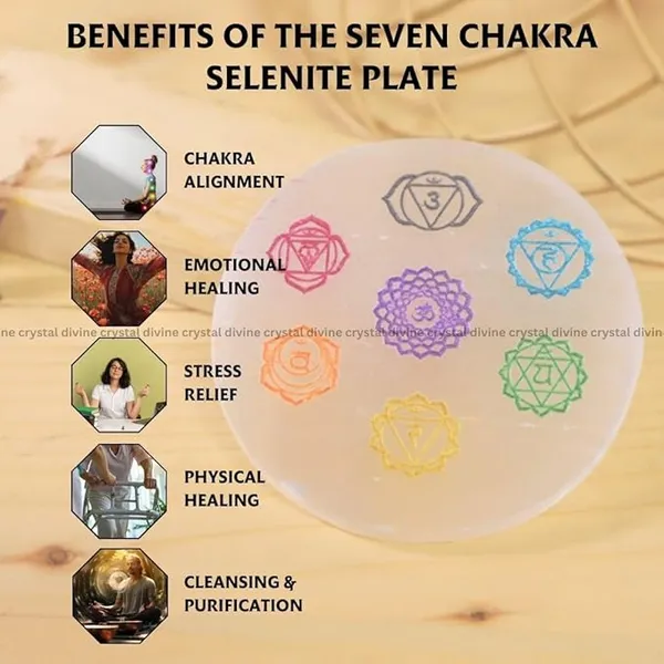 Seven_Chakra_Selenite_Plate_|_Crystal_Cleansing_Plate_with_Agate_|_Reiki_Healing_&_Feng_Shui_Energy_Stone_|_Spiritual_Decor_for_Positive_Energy