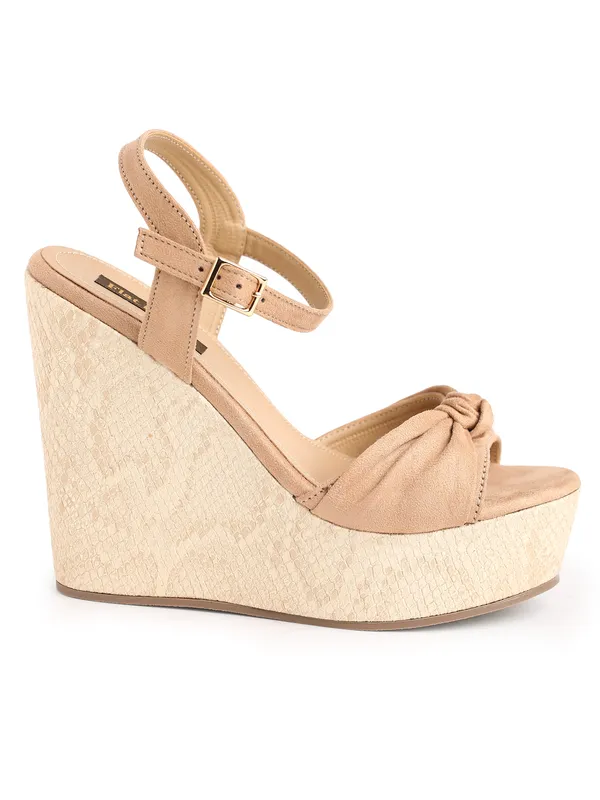 Beige_Suede_Wedge_Heels_Sandal_For_Women_And_Girls