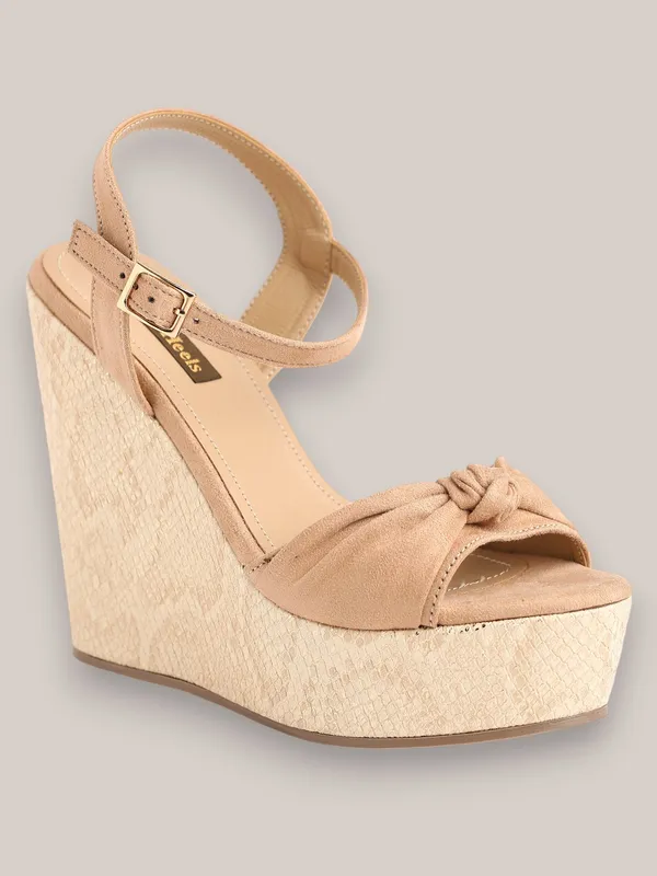 Beige_Suede_Wedge_Heels_Sandal_For_Women_And_Girls