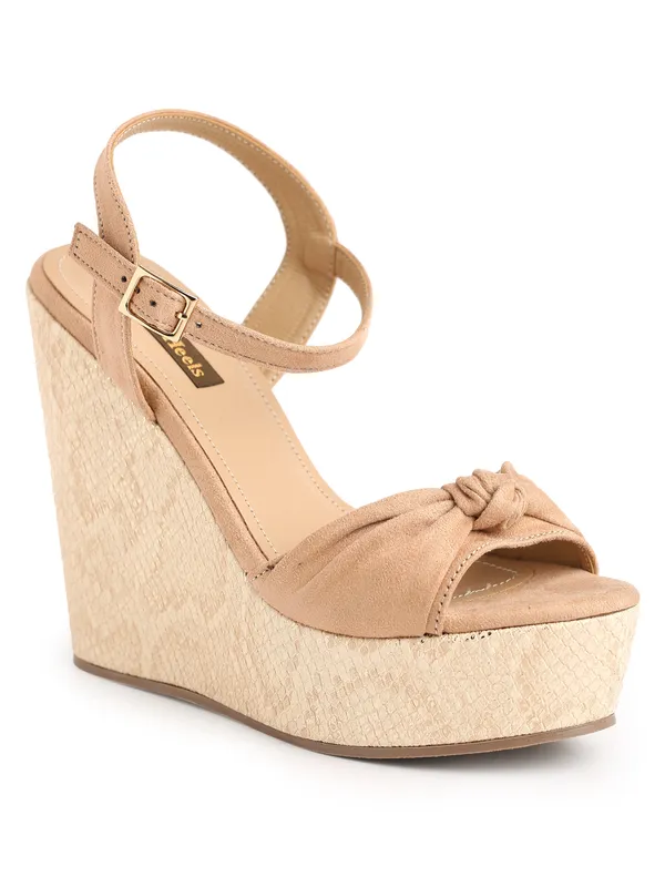 Beige_Suede_Wedge_Heels_Sandal_For_Women_And_Girls