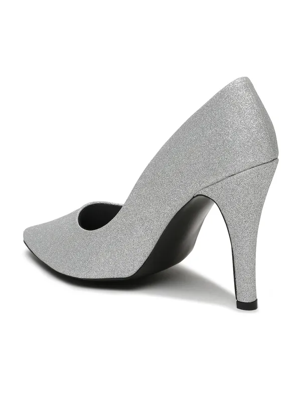 Silver_Synthetic_Leather_Block_Heels_Pumps_Slip_On_For_Women_And_Girls