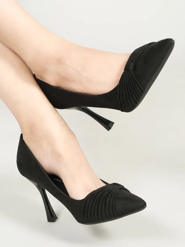 Black_Suede_Stilletoes_Heels_Pumps_Slip_On_For_Women_And_Girls