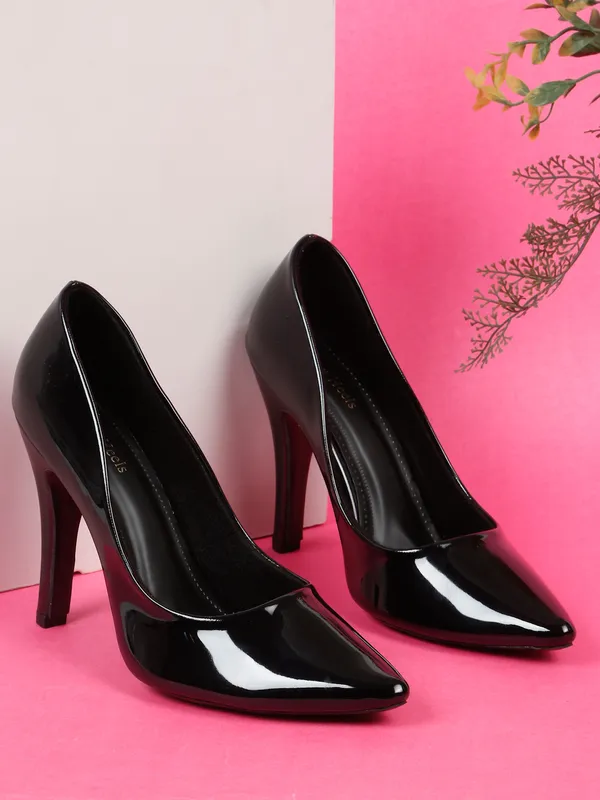 Black_Patent_Stilletoes_Heels_Pumps_Slip_On_For_Women_And_Girls