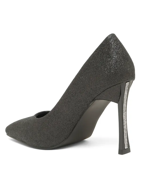 Black_Synthetic_Leather_Block_Heels_Pumps_Slip_On_For_Women_And_Girls