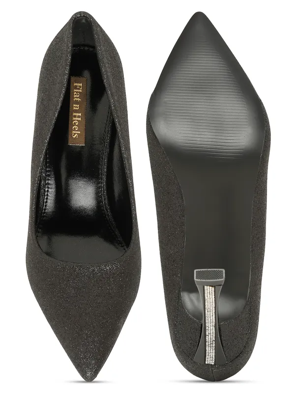 Black_Synthetic_Leather_Block_Heels_Pumps_Slip_On_For_Women_And_Girls