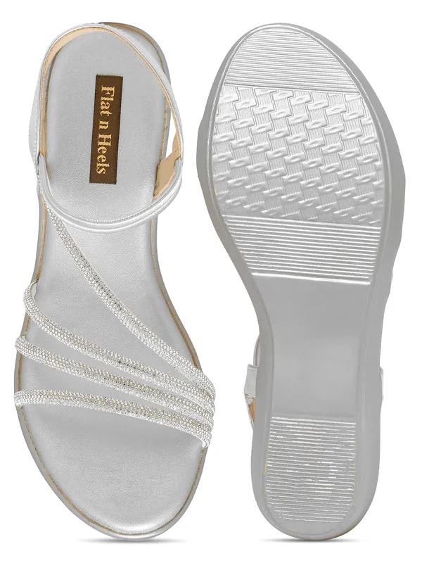 Silver_Synthetic_Leather_Wedge_Heels_Sandal_For_Women_And_Girls
