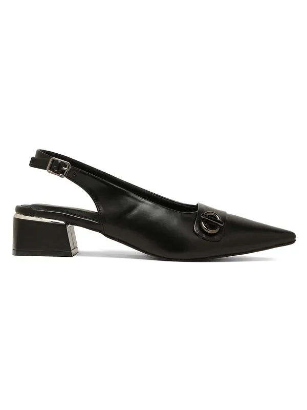 Black_Synthetic_Leather_Block_Heels_Pumps_Slip_On_For_Women_And_Girls