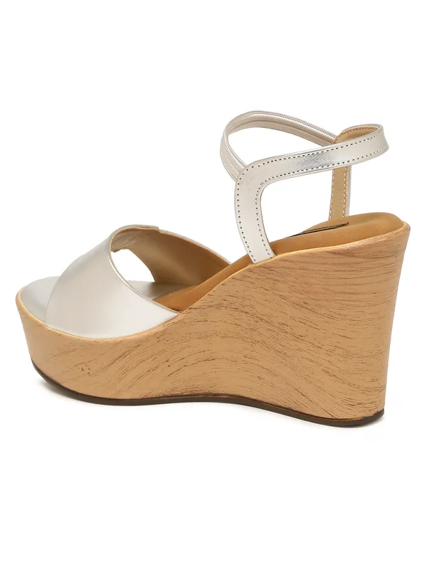Silver_Synthetic_Leather_Wedge_Heels_Pumps_Sandal_For_Women_And_Girls