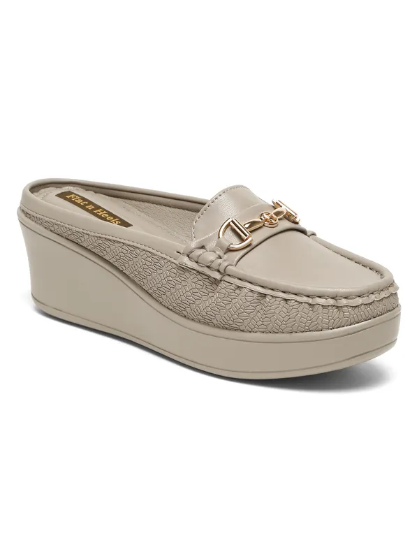 Grey_Synthetic_Leather_Loafers_For_Women_And_Girls