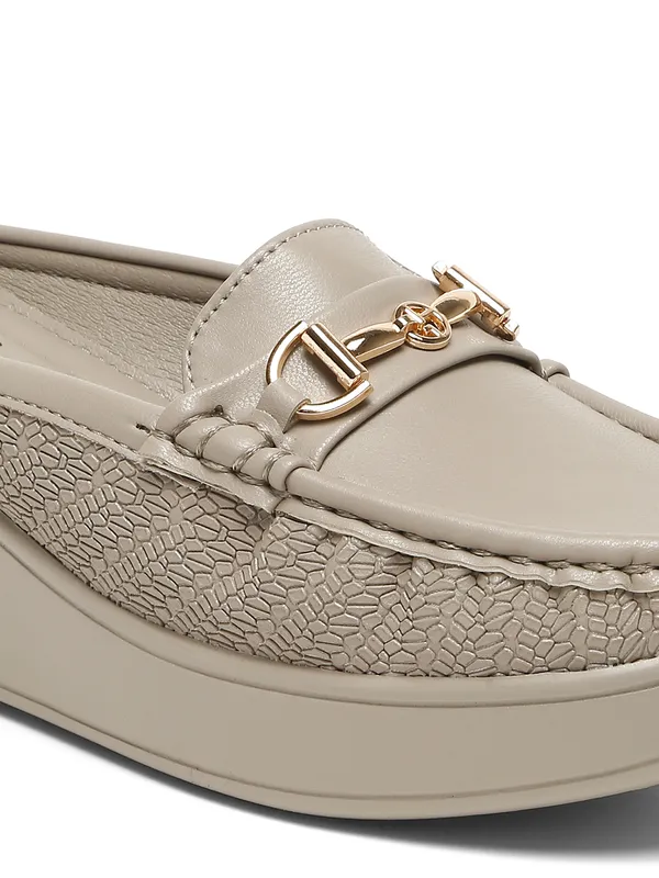 Grey_Synthetic_Leather_Loafers_For_Women_And_Girls