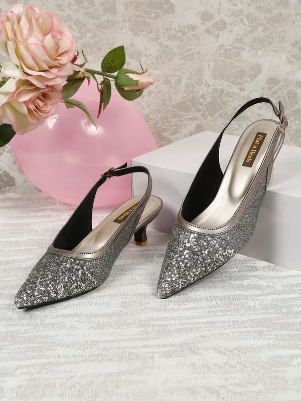Grey_Synthetic_Leather_Kitten_Heels_Pumps_Slip_On_For_Women_And_Girls