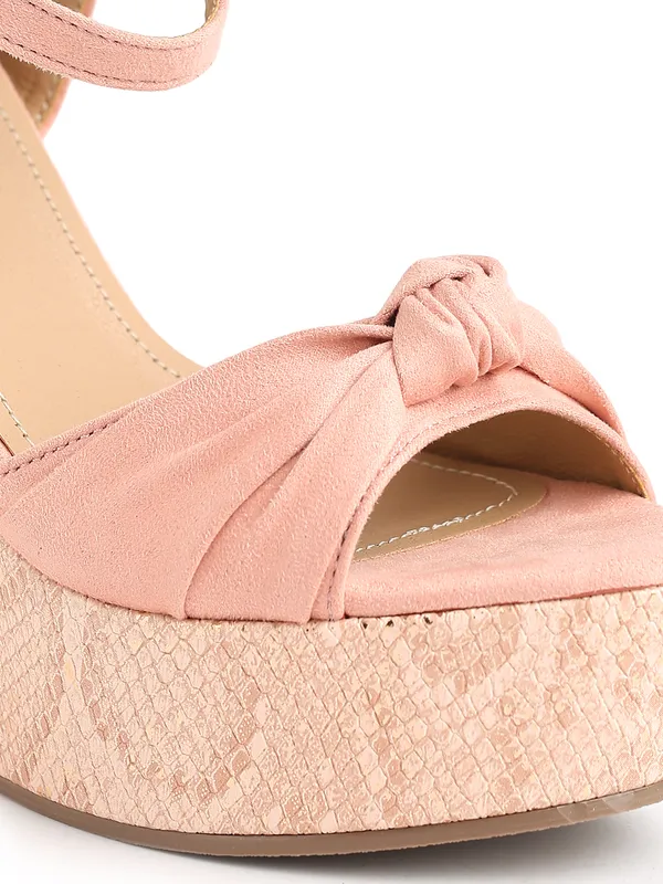 Pink_Suede_Wedge_Heels_Sandal_For_Women_And_Girls