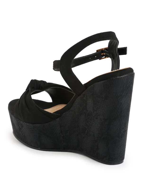 Black_Suede_Wedge_Heels_Sandal_For_Women_And_Girls