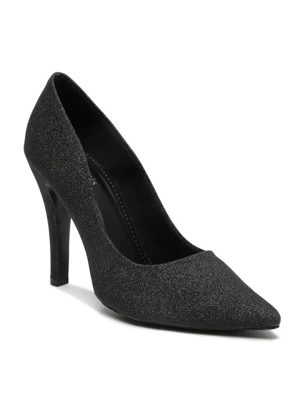 Black_Synthetic_Leather_Block_Heels_Pumps_Slip_On_For_Women_And_Girls