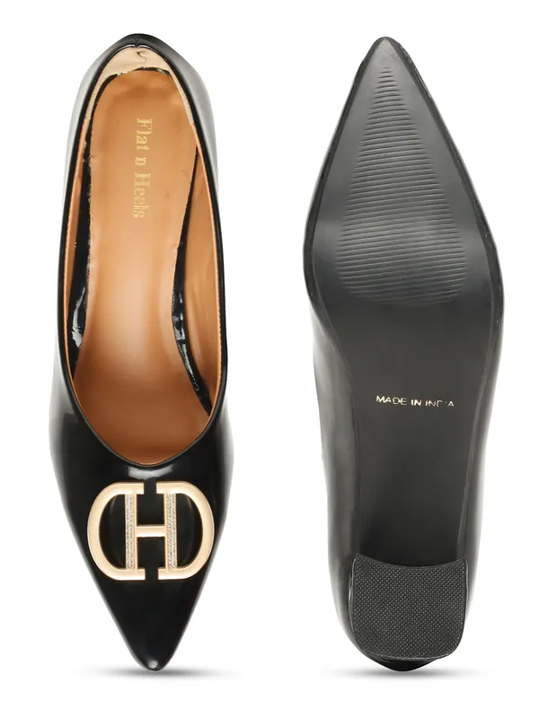 Black_Patent_Block_Heels_Pumps_Slip_On_For_Women_And_Girls