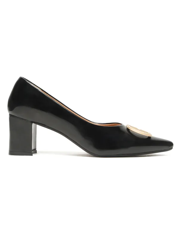 Black_Patent_Block_Heels_Pumps_Slip_On_For_Women_And_Girls