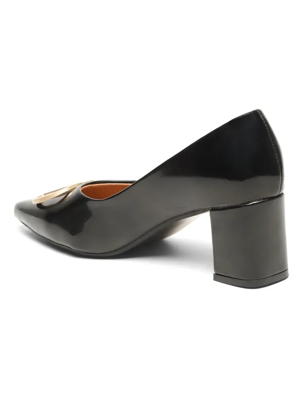Black_Patent_Block_Heels_Pumps_Slip_On_For_Women_And_Girls