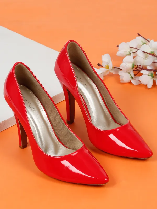 Red_Patent_Stilletoes_Heels_Pumps_Slip_On_For_Women_And_Girls