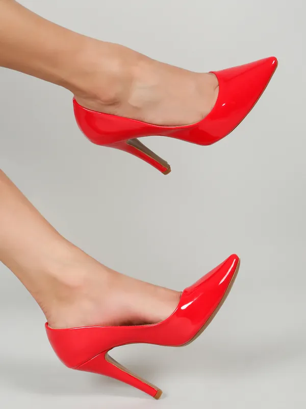 Red_Patent_Stilletoes_Heels_Pumps_Slip_On_For_Women_And_Girls