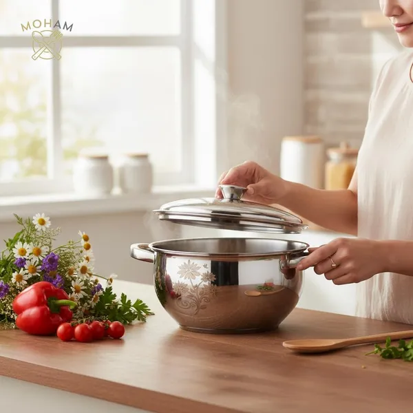 Stainless_Steel_Donga_Handi_Serving_Set_2000_Ml_Each_Laser_Design_Ideal_For_Gifting_Pack_Of_9