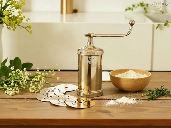 Pure_Brass_Sev_Sancha_Machine_With_6_Jali_Ideal_For_Sev_Gathiya_Chakli_And_Bhujia_Pack_Of_1