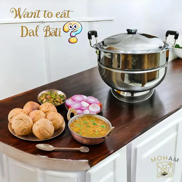 Stainless_Steel_Bati_Cooker_With_2_Litre_Donga_Non_Induction_Ideal_For_Pizza_And_Litti