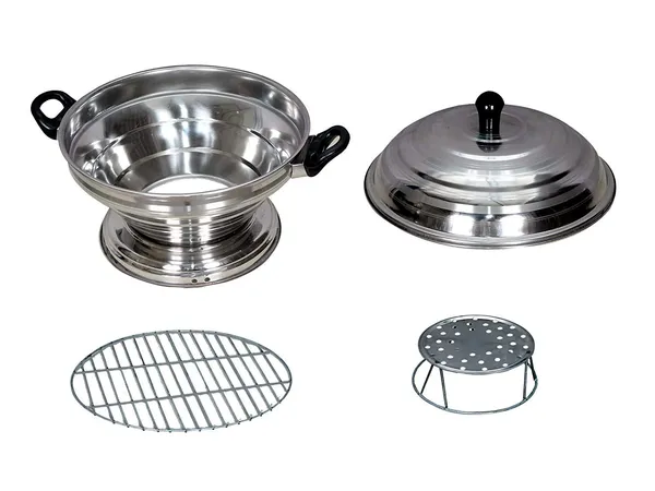 Stainless_Steel_Multipurpose_Oven_With_Jali_And_2_Handles_Ideal_For_Bati_Pizza_And_Barbeque_Pack_Of_1