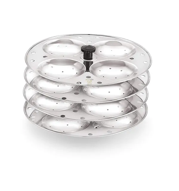 Stainless_Steel_Idli_Stand_4_Plate_16_Idli_Capacity_Ideal_For_7_Litre_Outer_Lid_Pressure_Cooker_Pack_Of_1