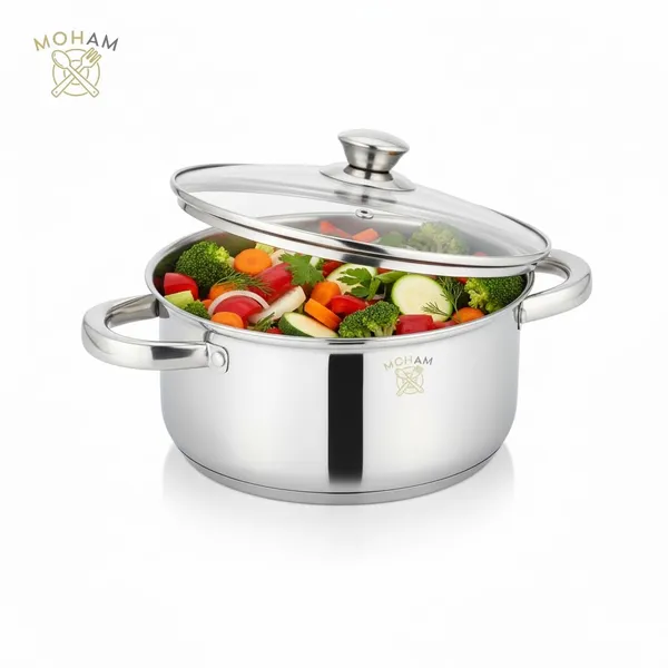 Stainless_Steel_Cook_And_Serve_Set_1_Litre_Glass_Lid_Dishwasher_Safe_Ideal_For_Kitchen_Pack_Of_1