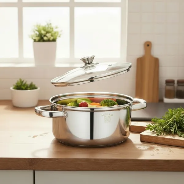 Stainless_Steel_Cook_And_Serve_Set_1_Litre_Glass_Lid_Dishwasher_Safe_Ideal_For_Kitchen_Pack_Of_1