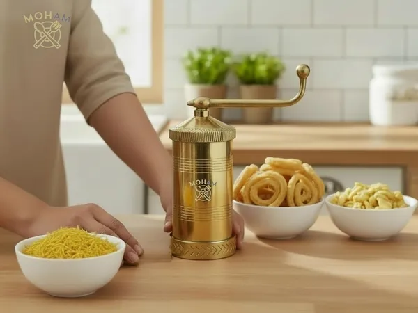 Pure_Brass_Sev_Sancha_Machine_With_8_Jali_Ideal_For_Sev_Gathiya_Chakli_And_Bhujia_Pack_Of_1