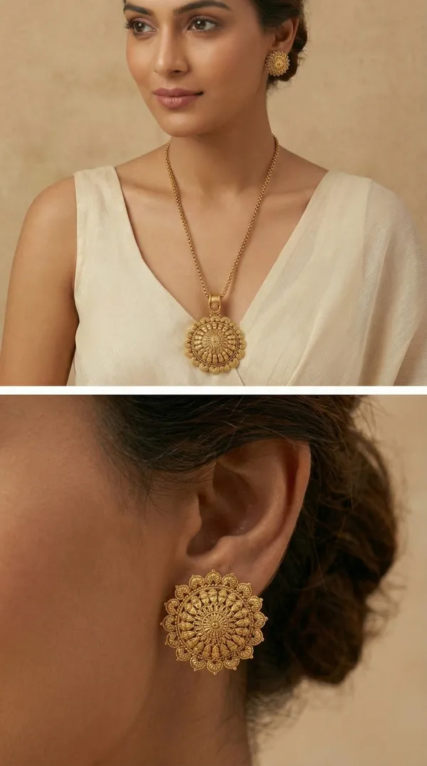 Micro_Gold_Plated_AD_Diamond_Studded_Fancy_Oval_Pendant_Set_with_Chain
