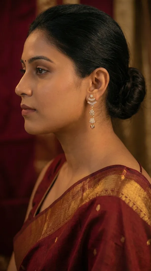 Micro_Gold_Plated_And_Diamond_Daily_Wear_Fancy_Jhumka_Earring