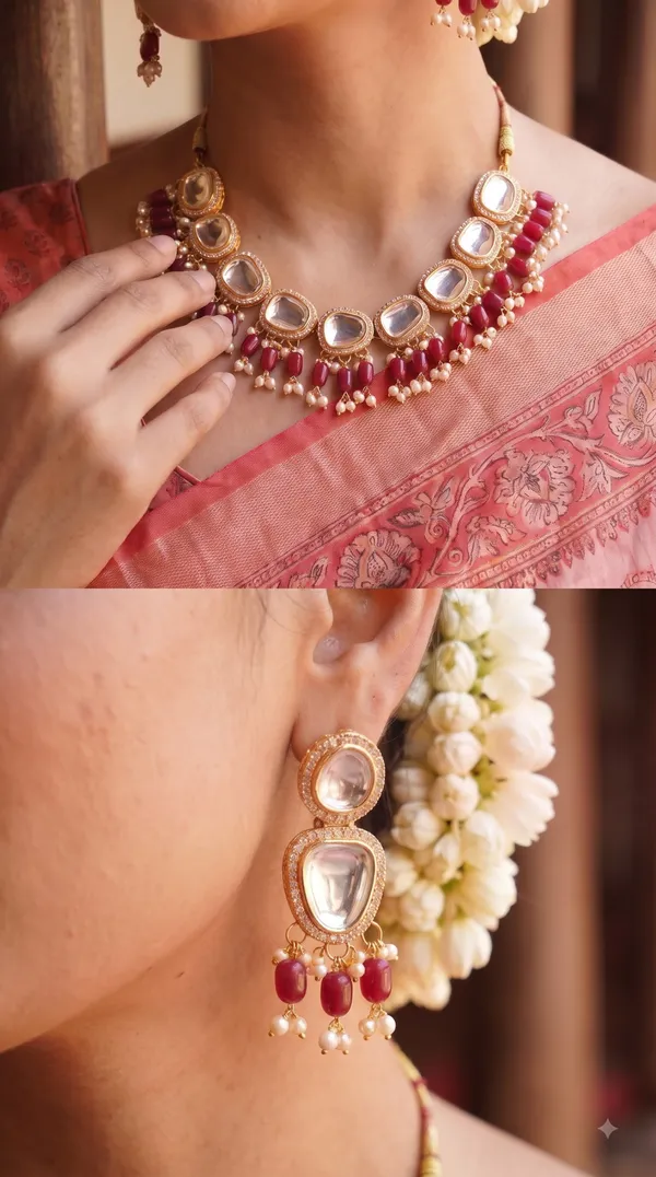 Kundan_Style_Red_Beads_Necklace_Set_with_Pearl_Drops_&_Earrings