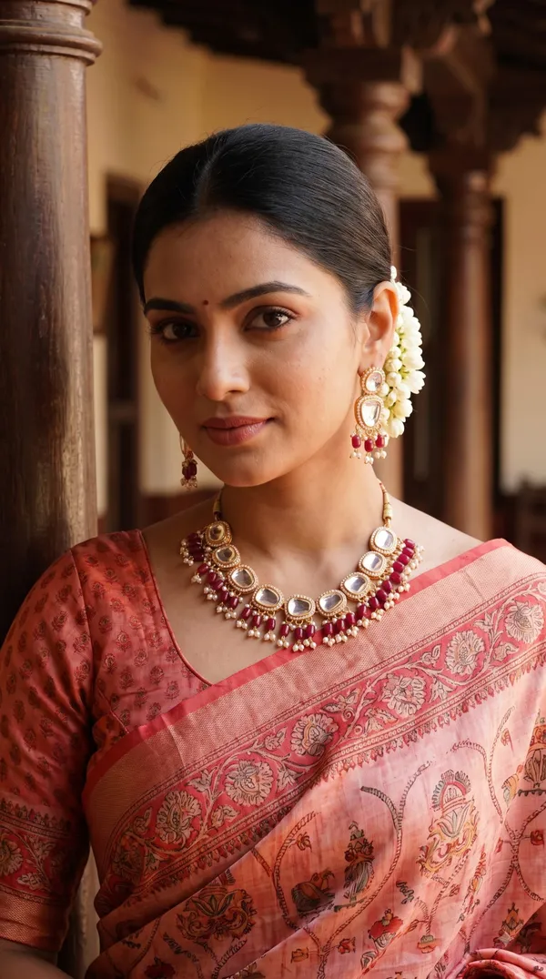 Kundan_Style_Red_Beads_Necklace_Set_with_Pearl_Drops_&_Earrings