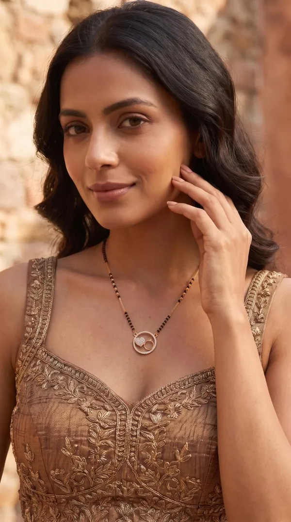Gold-Tone_Black_Beaded_Double_Circle_Black_Beaded_Mangalsutra