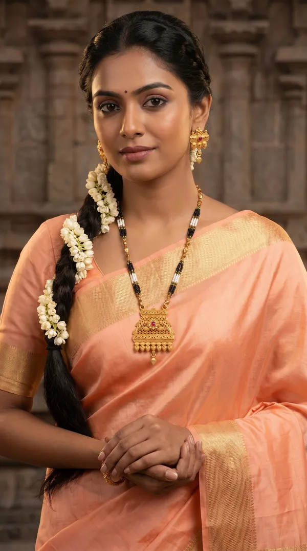 Gold_Plated_Mangalsutra_Set_with_Earrings