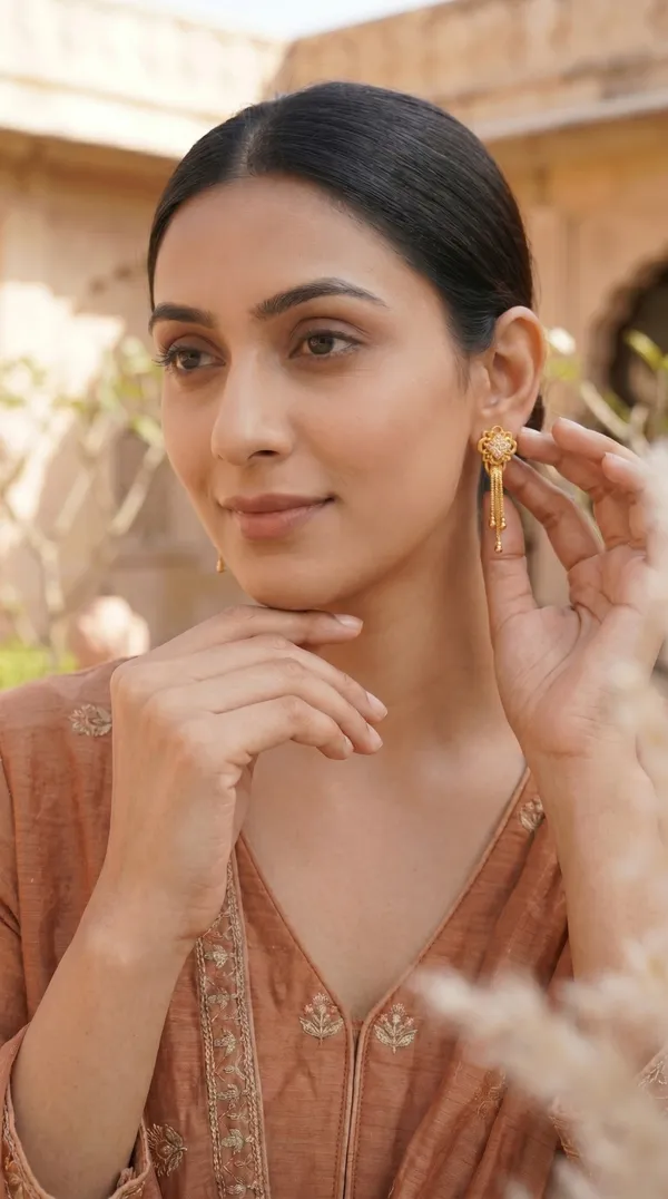 Micro_Gold_Plated_And_Diamond_Daily_Wear_Fancy_Jhumka_Earring