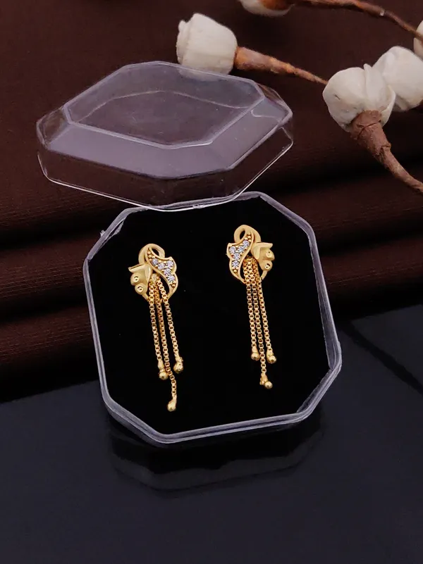 Micro_Gold_Plated_And_Diamond_Daily_Wear_Fancy_Jhumka_Earring