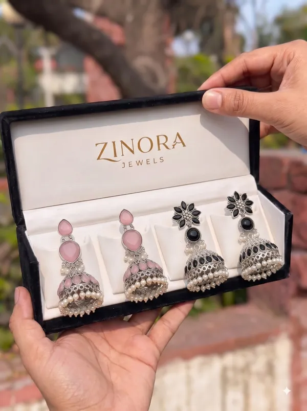 Pack_of_2_Trendy_Earrings_for_Women_|_Lightweight_Fashion_Jewelry_Combo
