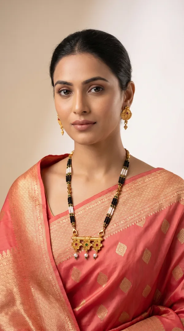 Gold_Plated_Mangalsutra_Set_with_Earrings