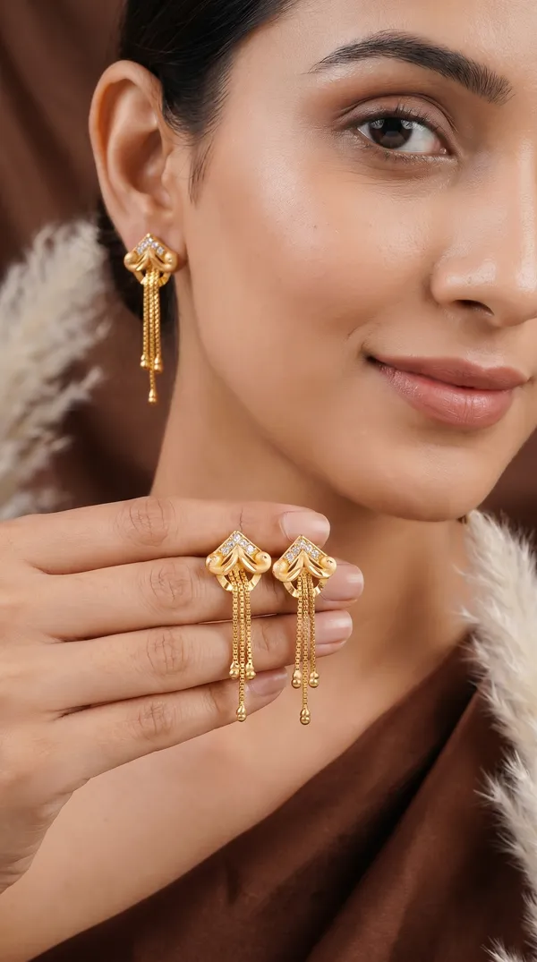 Micro_Gold_Plated_And_Diamond_Daily_Wear_Fancy_Jhumka_Earring