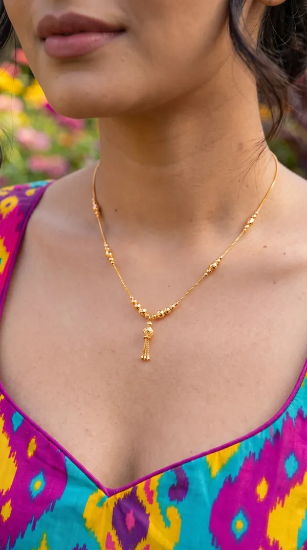 Dainty_Golden_Beaded_Drop_Pendant_Necklace_for_Women