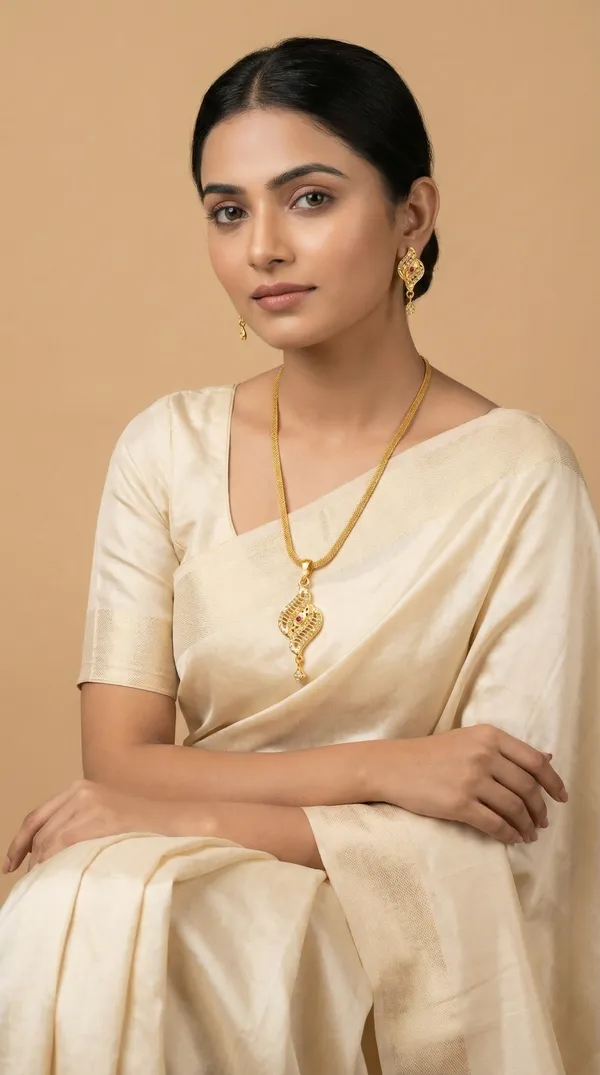 Micro_Gold_Plated_AD_Diamond_Studded_Fancy_Oval_Pendant_Set_with_Chain