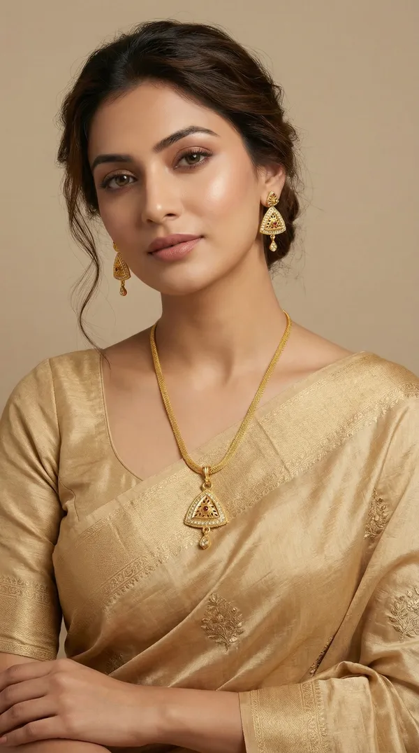 Micro_Gold_Plated_AD_Diamond_Studded_Fancy_Oval_Pendant_Set_with_Chain