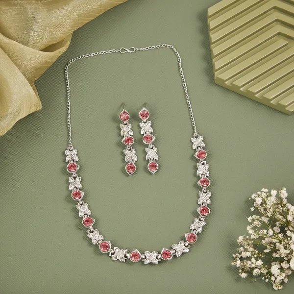 Elegant_Pink_Stone_Necklace_Set_with_Matching_Earrings_for_Women