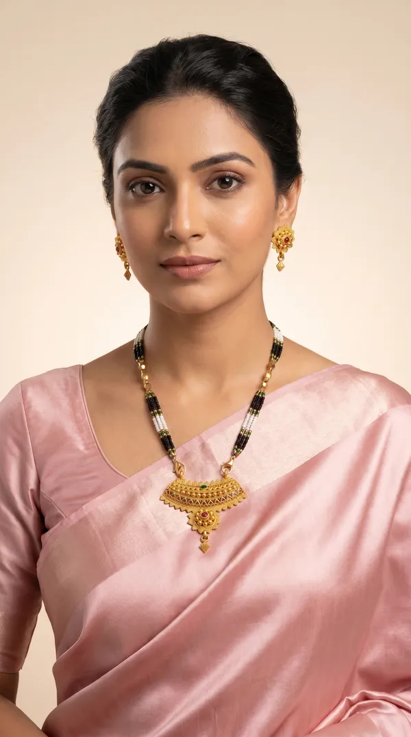 Gold_Plated_Mangalsutra_Set_with_Earrings