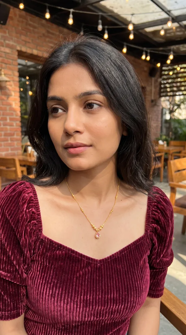 Golden_Ros�_Teardrop_Pink_Beaded_Gold_Necklace