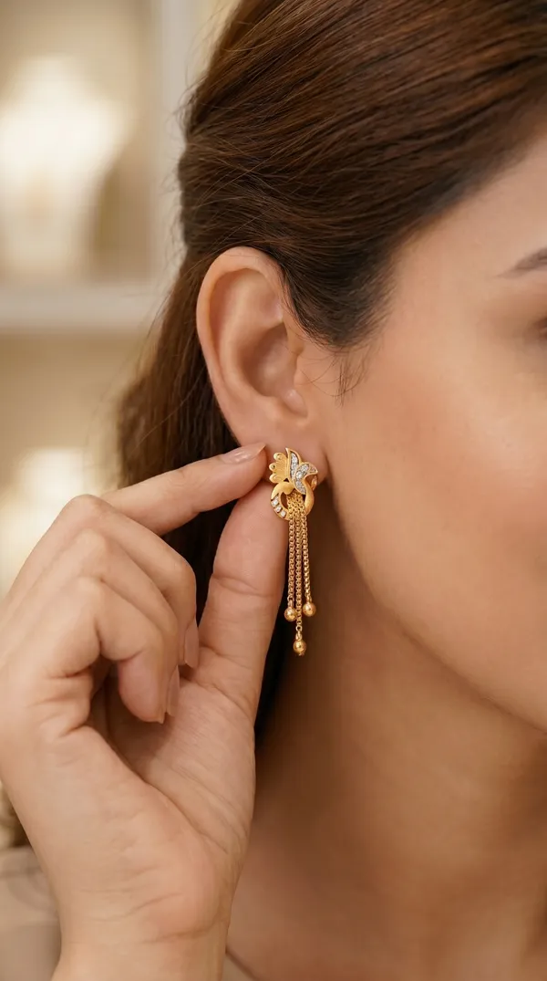 Micro_Gold_Plated_And_Diamond_Daily_Wear_Fancy_Jhumka_Earring